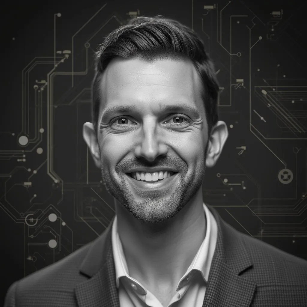 Foto de Dr. Aris Thorne, Fundador de Chronos Systems